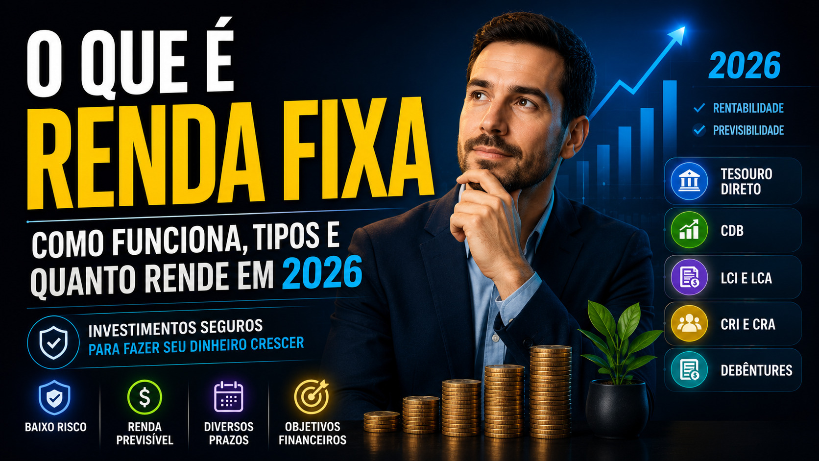 O Que É Renda Fixa: Como Funciona, Tipos e Quanto Rende em 2026