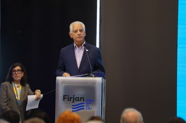 Rio de Janeiro (RJ), 10/02/2026 – O presidente da Federação das Indústrias do Estado do Rio de Janeiro (Firjan), Luiz Césio Caetano durante o lançamento do FINEP Pelo Brasil na Casa Firjan, no Rio de Janeiro. Foto: Tomaz Silva/Agência Brasil